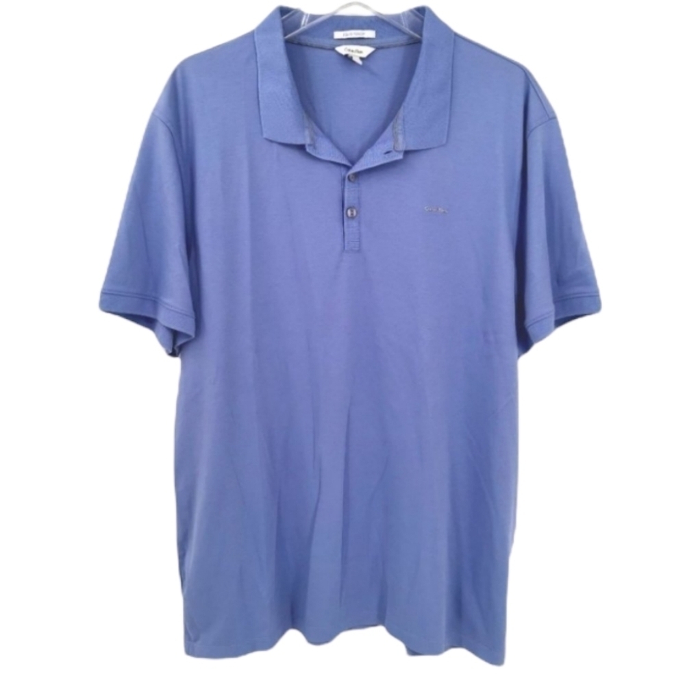 Calvin Klein Men's XL Liquid Touch Blue Shirt